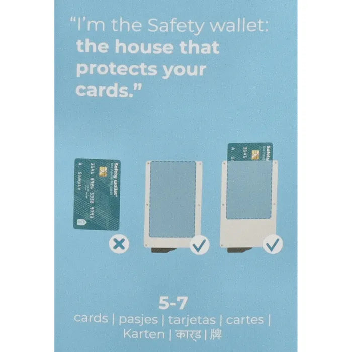 Hide & stitches wallowa safety wallet Zebra