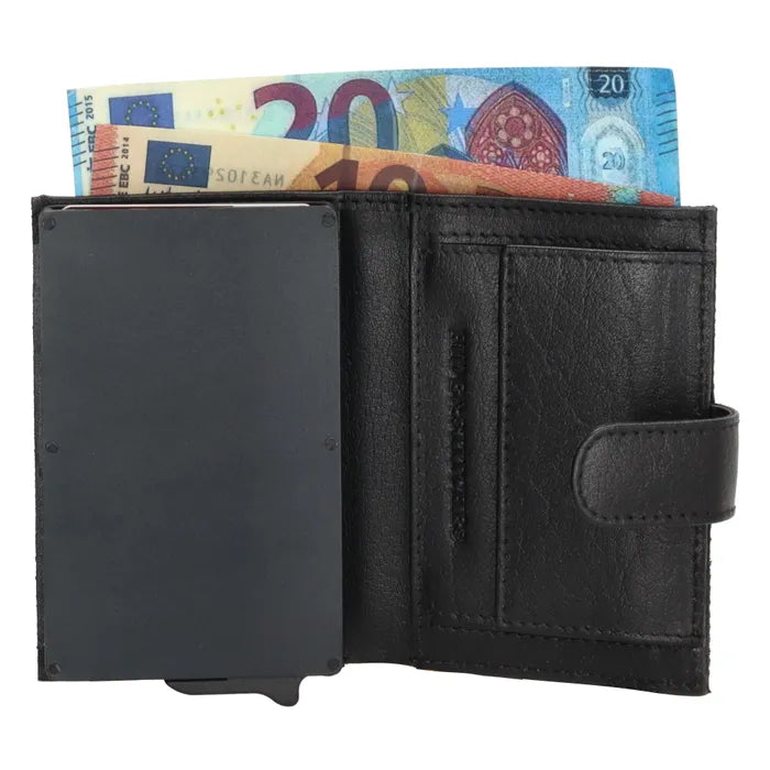 Hide & stitches wallowa safety wallet Zebra