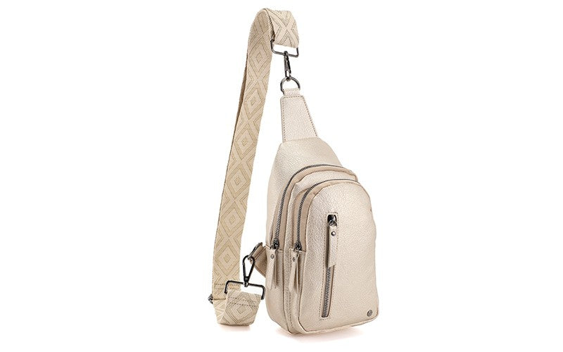 CHAMPAGNE CROSSBODYTAS MATTIE