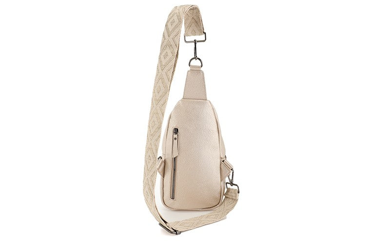 CHAMPAGNE CROSSBODYTAS MATTIE
