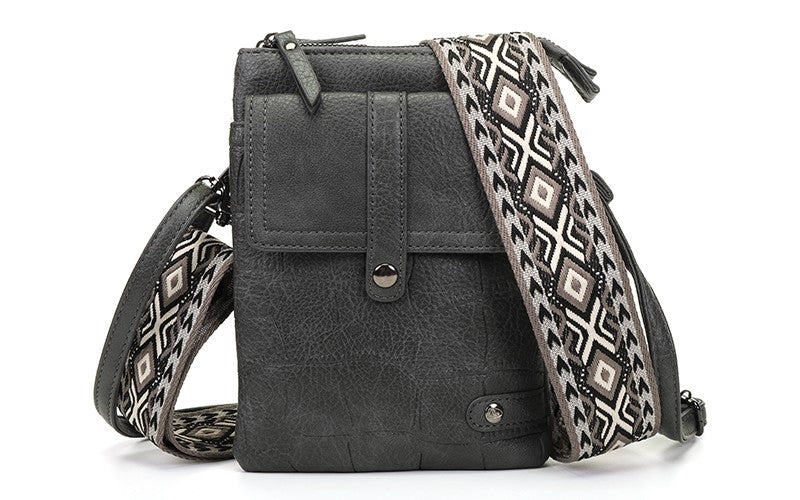DARK GREY TELEFOON- EN SCHOUDERTASJE TYLER