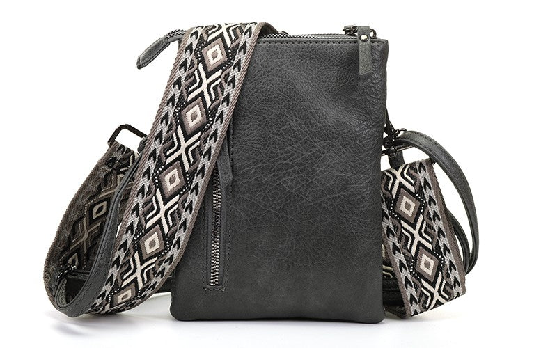 DARK GREY TELEFOON- EN SCHOUDERTASJE TYLER