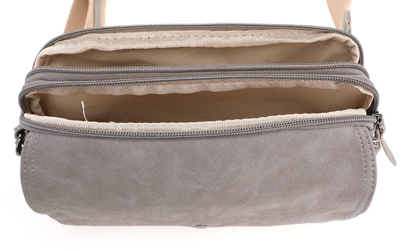 LIGHT GREY SCHOUDERTASJE MADRID