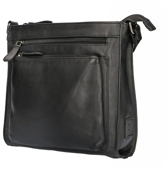 Square bag Black large