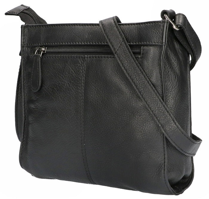 Square bag Black medium size