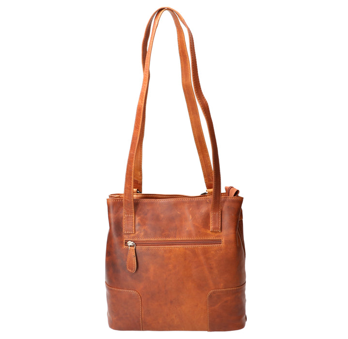 Shoulder backpack natural