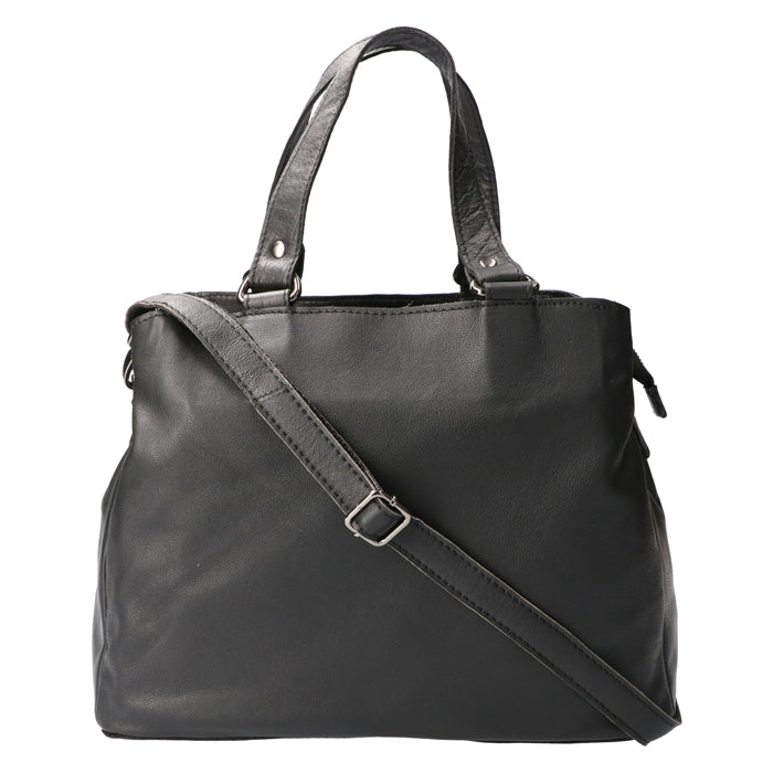 Ladies hand and shoulder bag black