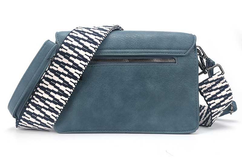 Blauw schoudertasje Elba