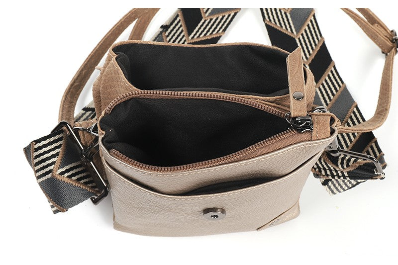 Camel crossbodytasje / schoudertasje Portofino