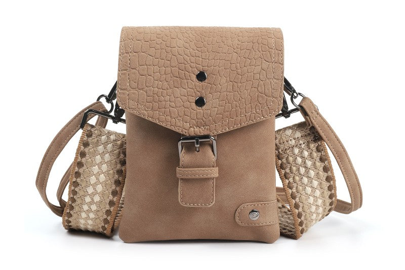 Camel new telefoon- en schoudertasje New Egmond