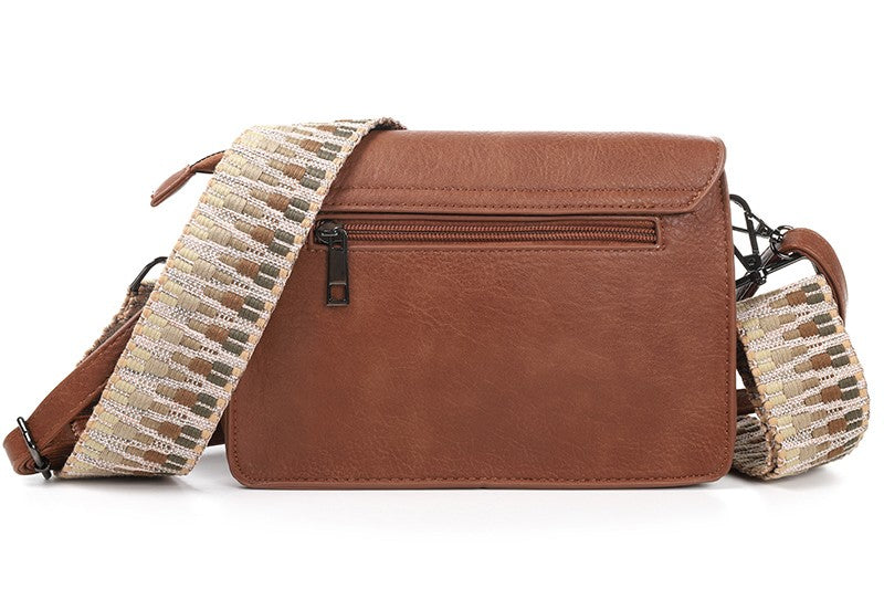Camel schoudertasje Elba new