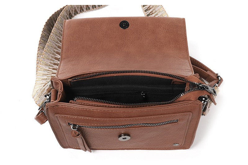 Camel schoudertasje Elba new