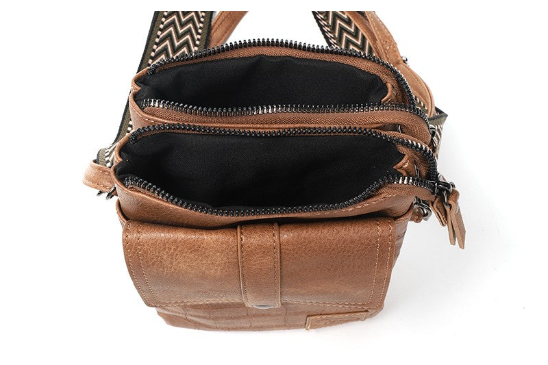 Camel telefoon- en schoudertasje Tyler new
