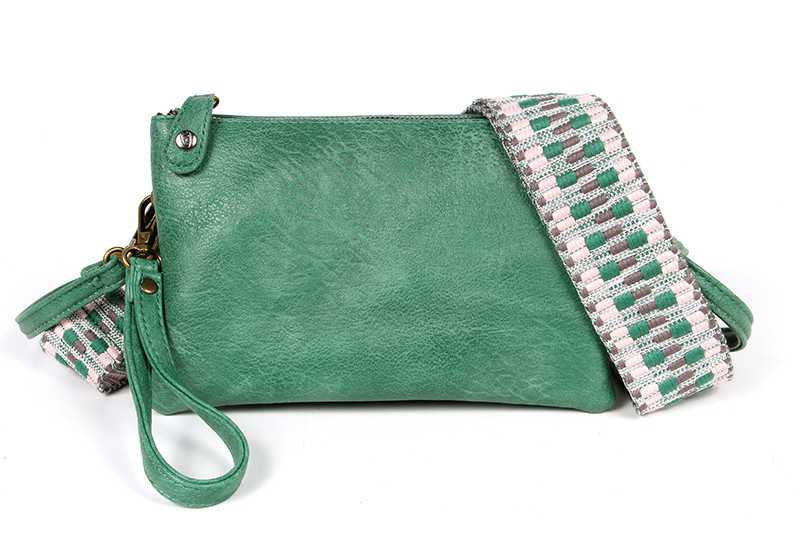 Leaf green New York schoudertasje new