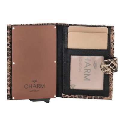 Charm london riverside creditcard etui - 180 bruin slang