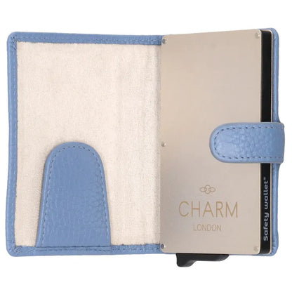 Charm london union square creditcard etui Babyblauw