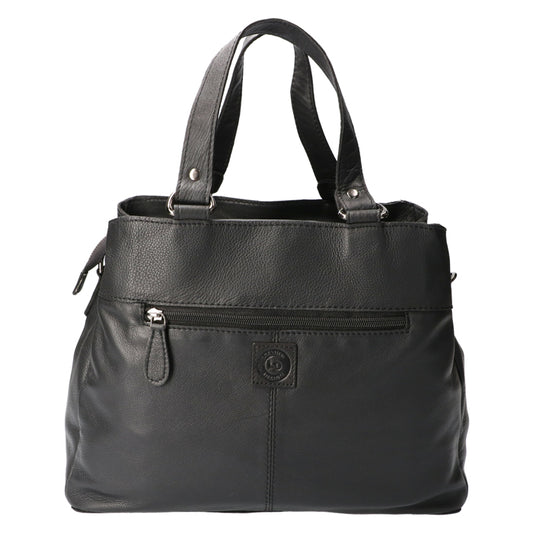 Ladies hand and shoulder bag black